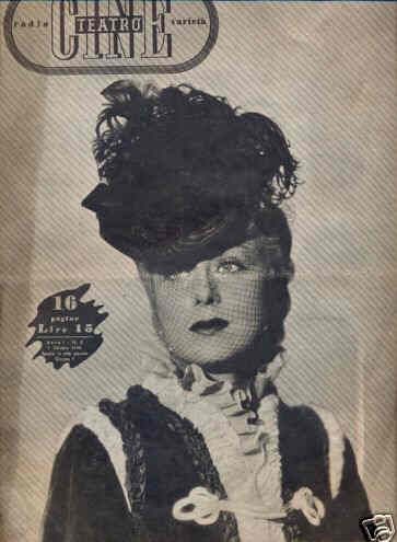 CINE TEATRO magazine side cover Issue 5  1946
