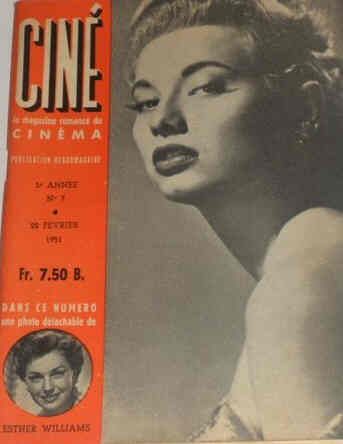 CINE TELEVISION magazine side cover Issue 7 22 February 1951