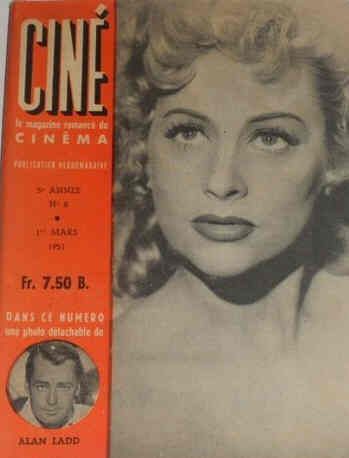 CINE TELEVISION magazine side cover Issue 8 1 March 1951