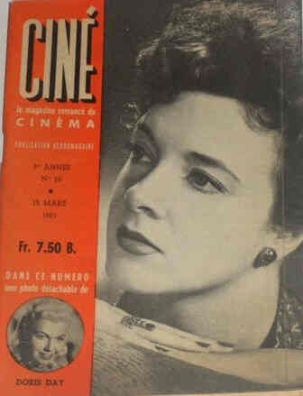 CINE TELEVISION magazine side cover Issue 10 15 March 1951