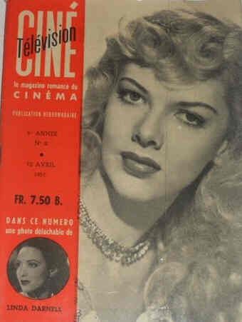 CINE TELEVISION magazine side cover Issue 2 12 April 1951