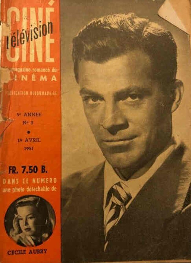 CINE TELEVISION magazine side cover Issue 3 19 April 1951