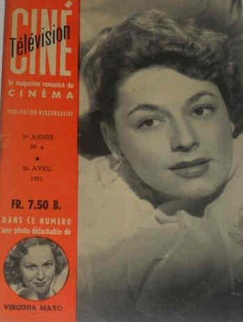 CINE TELEVISION magazine side cover Issue 4 26 April 1951