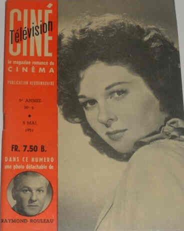 CINE TELEVISION magazine side cover Issue 5 3 May 1951