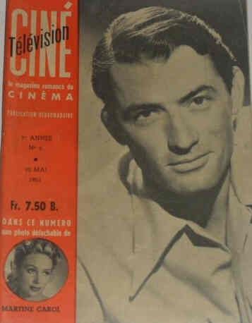 CINE TELEVISION magazine side cover Issue 6 10 May 1951