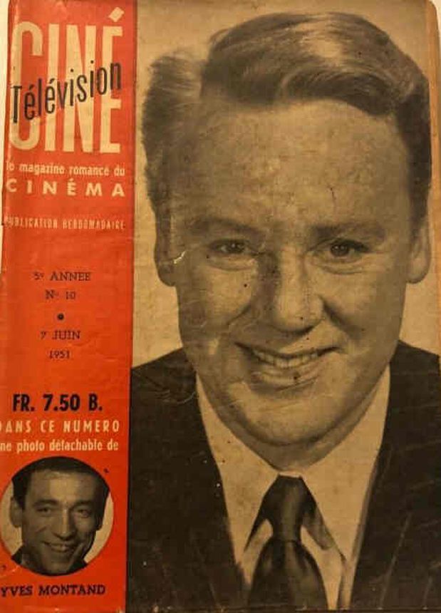 CINE TELEVISION magazine side cover Issue 10 7 June 1951