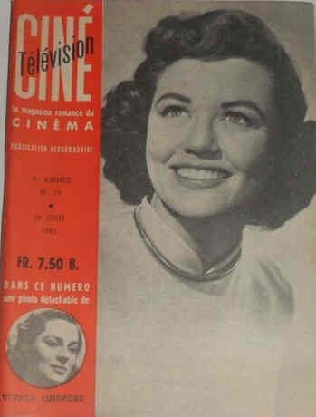 CINE TELEVISION magazine side cover Issue 13 28 June 1951