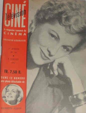 CINE TELEVISION magazine side cover Issue 14 5 July 1951