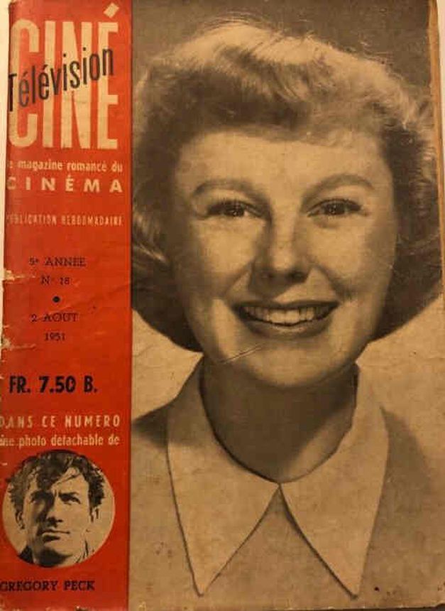 CINE TELEVISION magazine side cover Issue 18 2 August 1951