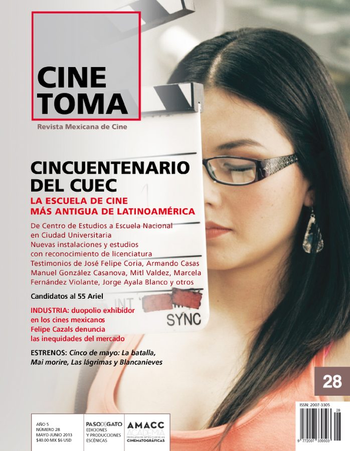 CINE TOMA magazine side cover Issue 28 May/June 2013