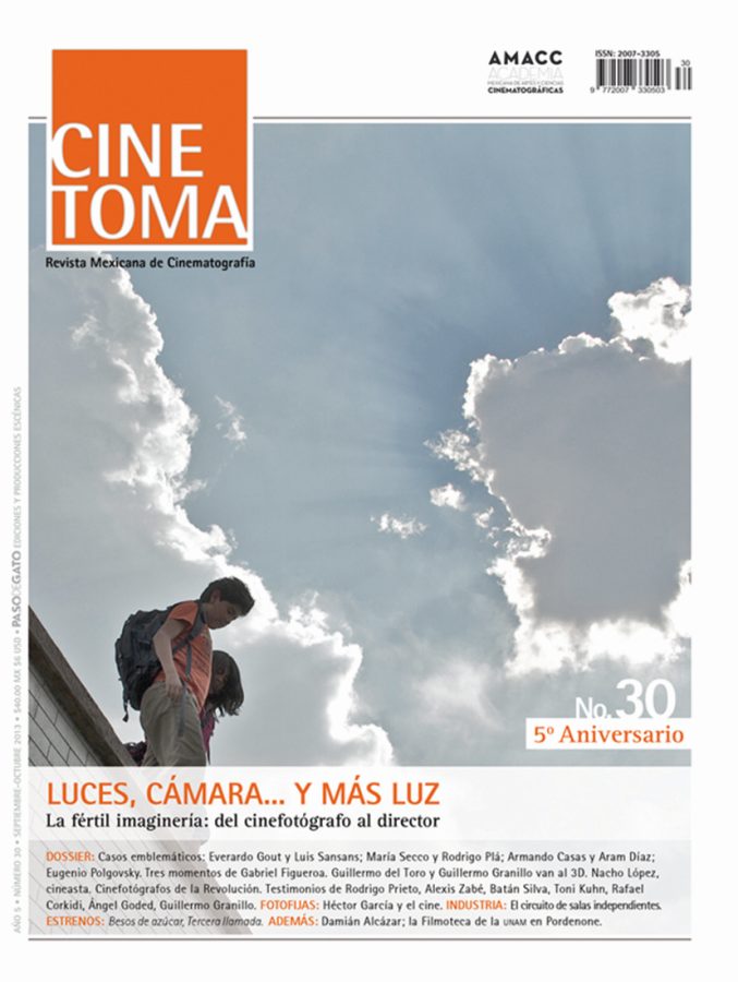 CINE TOMA magazine side cover Issue 30 September/October 2013