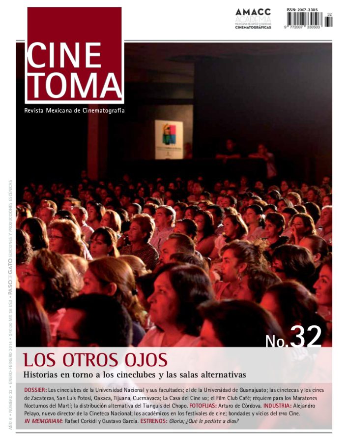 CINE TOMA magazine side cover Issue 32 January/February 2014
