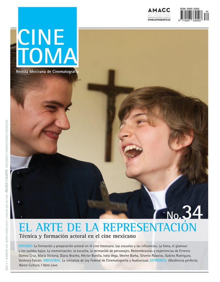 CINE TOMA magazine side cover Issue 34 May/June 2014