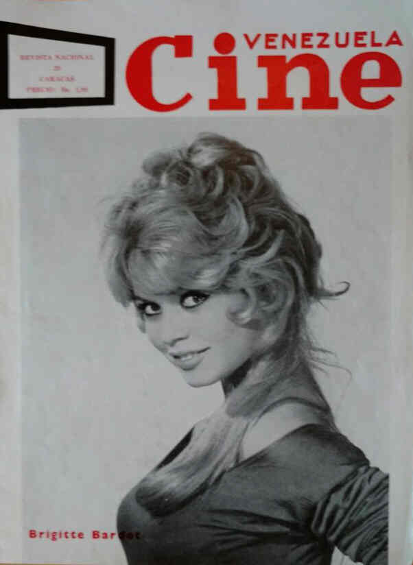 CINE VENEZUELA magazine side cover Issue 29  1959