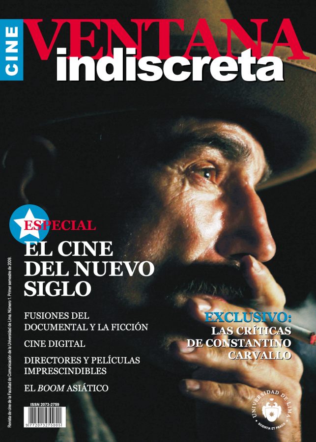 CINE VENTANA INDISCRETA magazine side cover Issue 1  2009