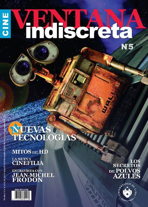 CINE VENTANA INDISCRETA magazine side cover Issue 5  2011