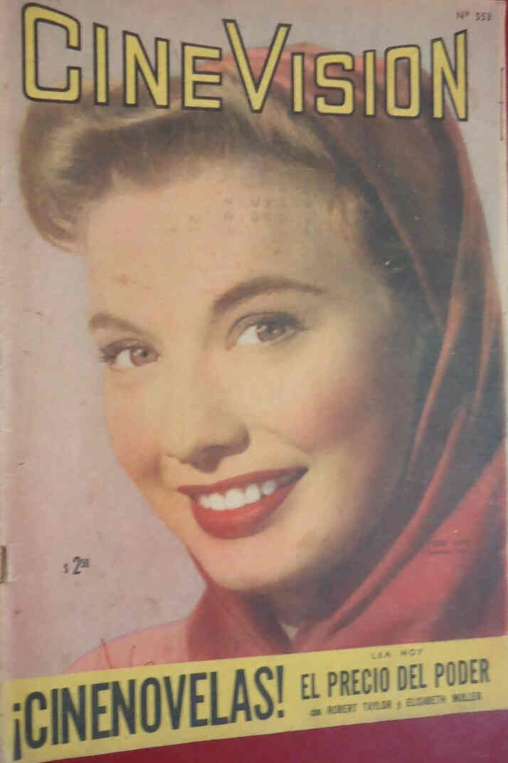 CINE VISION magazine side cover Issue 553 17 July 1957