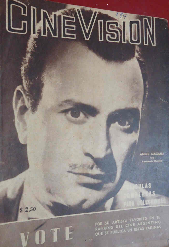 CINE VISION magazine side cover Issue 584 19 February 1958