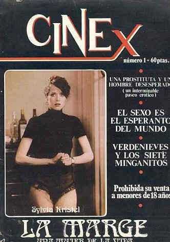 CINE X (Es) magazine side cover Issue 1  1978