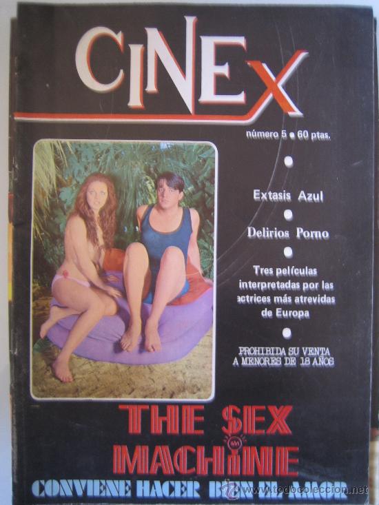CINE X (Es) magazine side cover Issue 5  1978