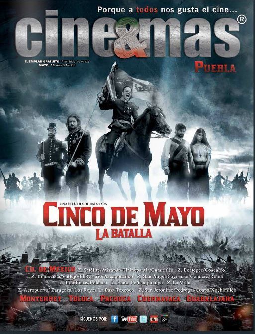 CINE Y MAS (MEXICO) magazine side cover May 2013