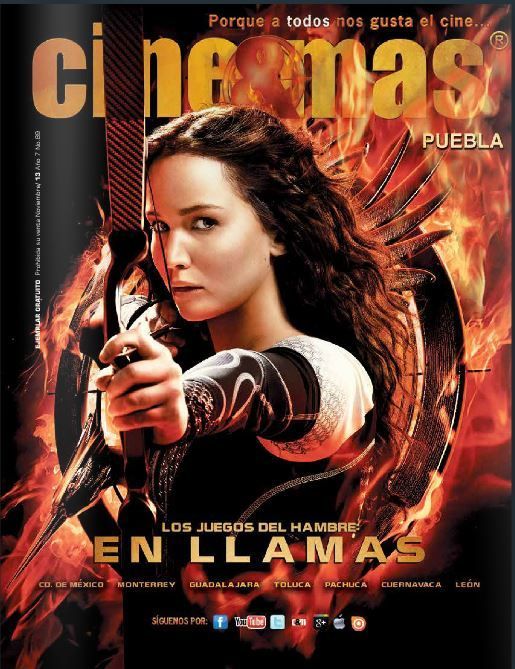 CINE Y MAS (MEXICO) magazine side cover November 2013