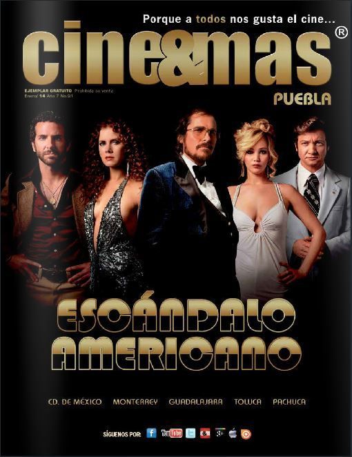 CINE Y MAS (MEXICO) magazine side cover January 2014