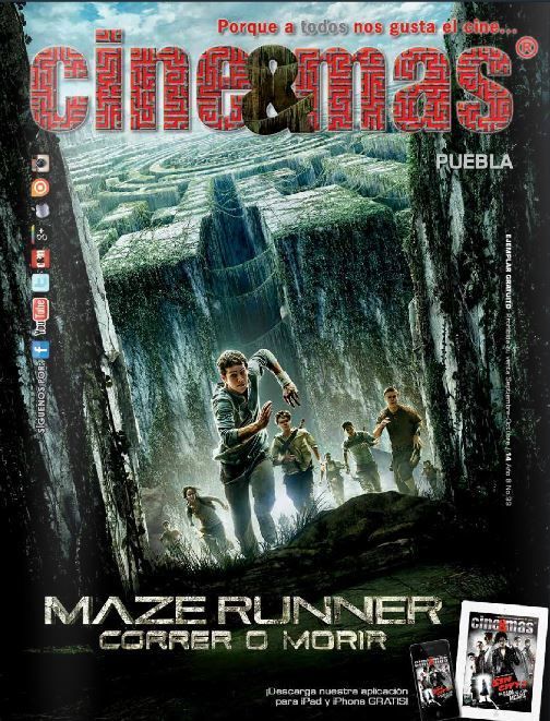 CINE Y MAS (MEXICO) magazine side cover September 2014
