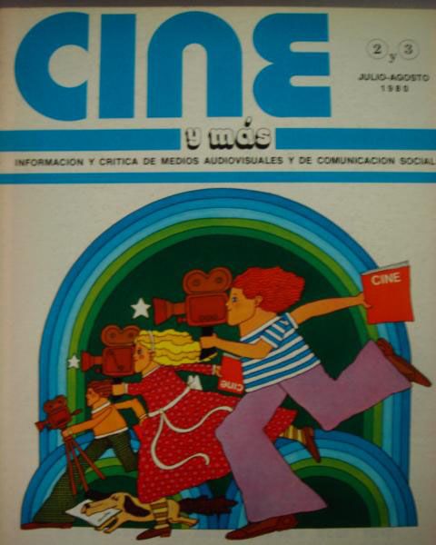 CINE Y MAS magazine side cover Issue 2/3 July/August 1980