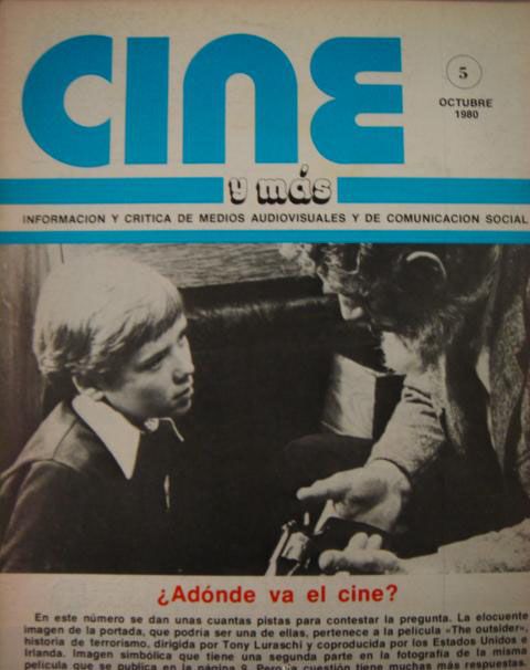 CINE Y MAS magazine side cover Issue 5 October 1980