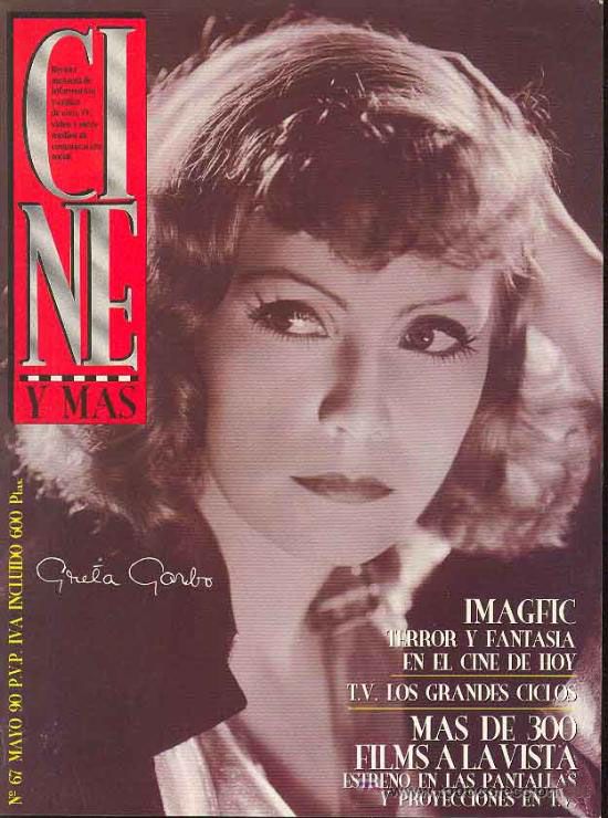 CINE Y MAS magazine side cover Issue 67 May 1990