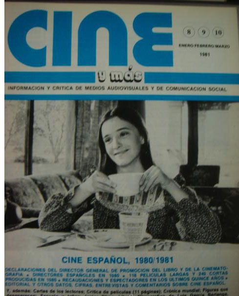 CINE Y MAS magazine side cover Issue 8/9/10 January/February/March 1981
