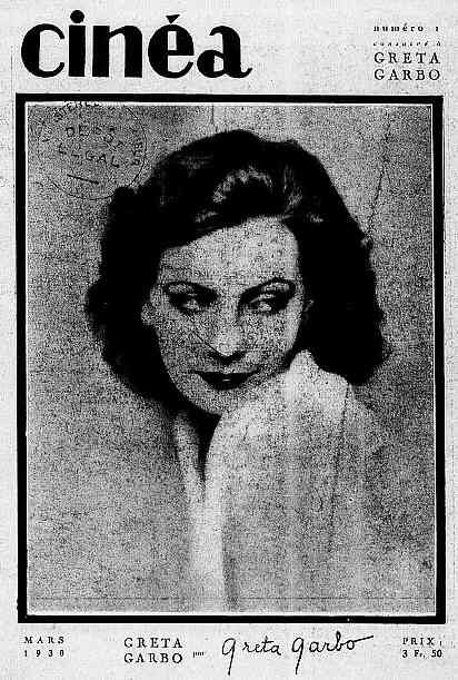 CINEA-CINE POUR TOUS magazine side cover Issue 1 March 1930