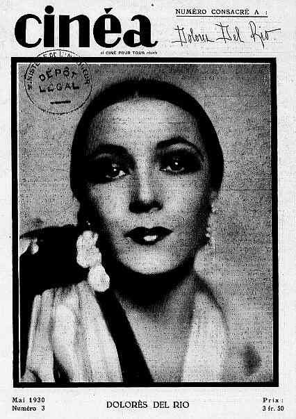 CINEA-CINE POUR TOUS magazine side cover Issue 3 May 1930