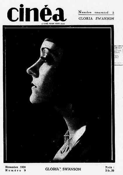 CINEA-CINE POUR TOUS magazine side cover Issue 9 November 1930
