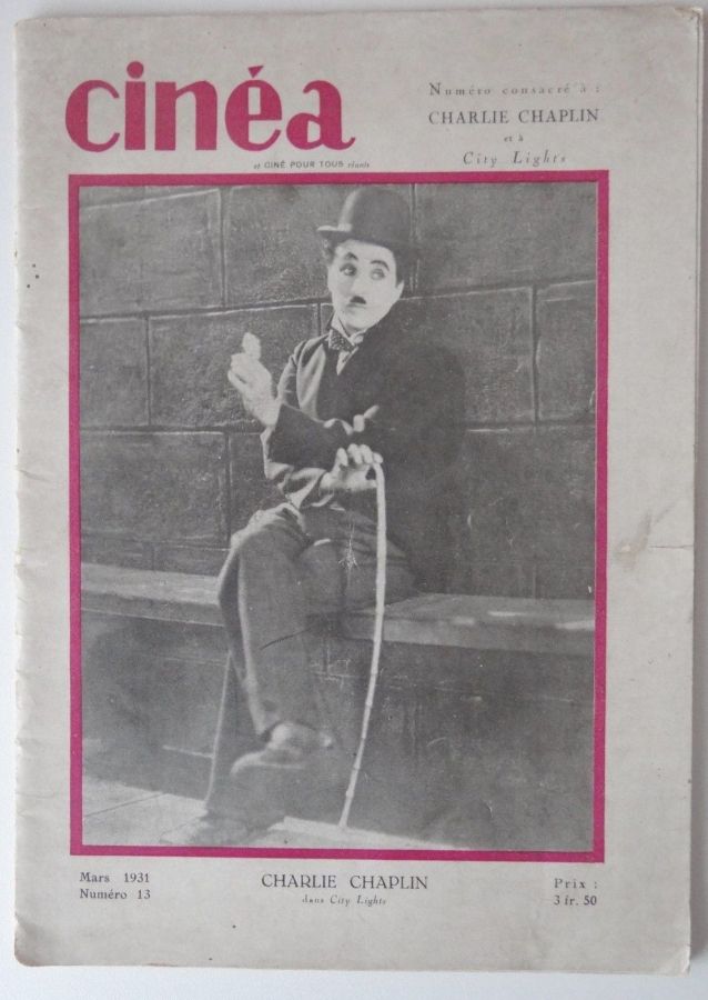 CINEA-CINE POUR TOUS magazine side cover Issue 13 March 1931