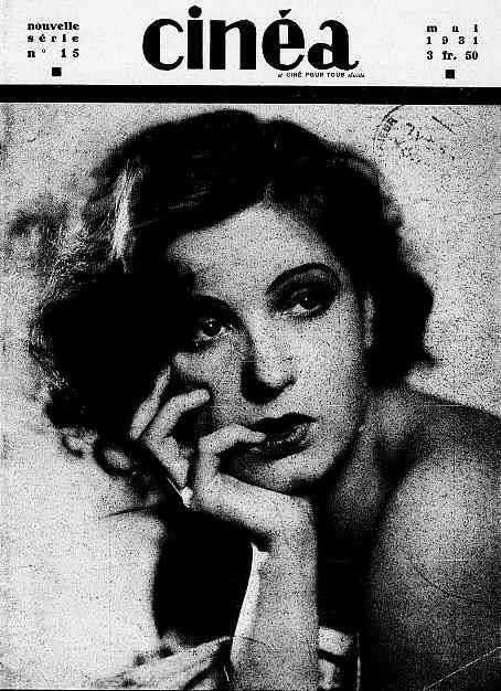 CINEA-CINE POUR TOUS magazine side cover Issue 15 May 1931