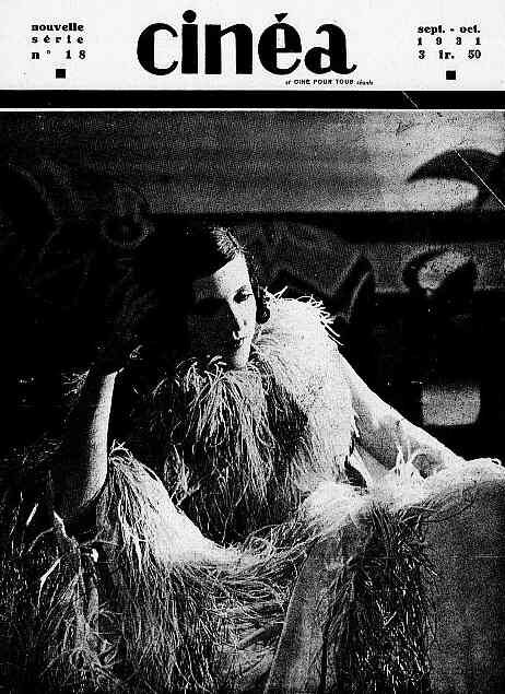 CINEA-CINE POUR TOUS magazine side cover Issue 18 September/October 1931