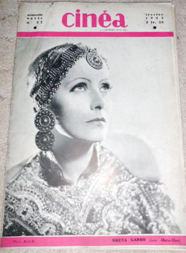 CINEA-CINE POUR TOUS magazine side cover Issue 22 February 1932