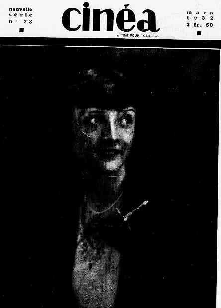 CINEA-CINE POUR TOUS magazine side cover Issue 23 March 1932