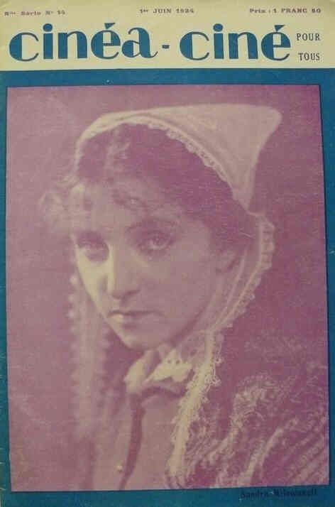 CINEA-CINE POUR TOUS magazine side cover Issue 14 1 June 1924