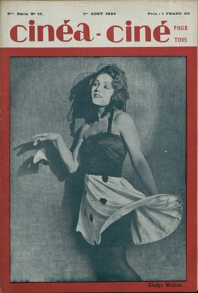CINEA-CINE POUR TOUS magazine side cover Issue 18 1 August 1924