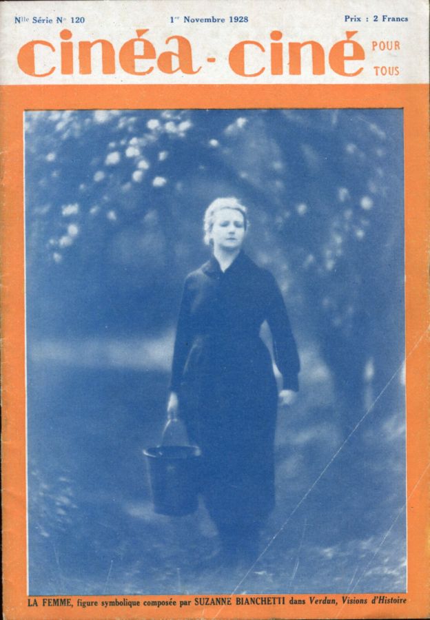 CINEA-CINE POUR TOUS magazine side cover Issue 120 1 November 1928