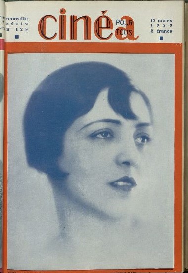 CINEA-CINE POUR TOUS magazine side cover Issue 129 15 March 1929
