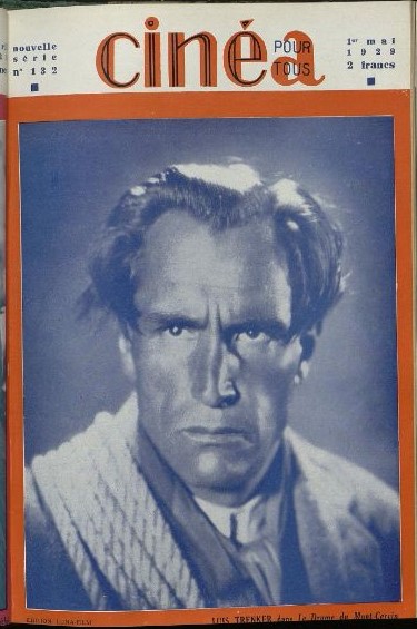 CINEA-CINE POUR TOUS magazine side cover Issue 132 1 May 1929
