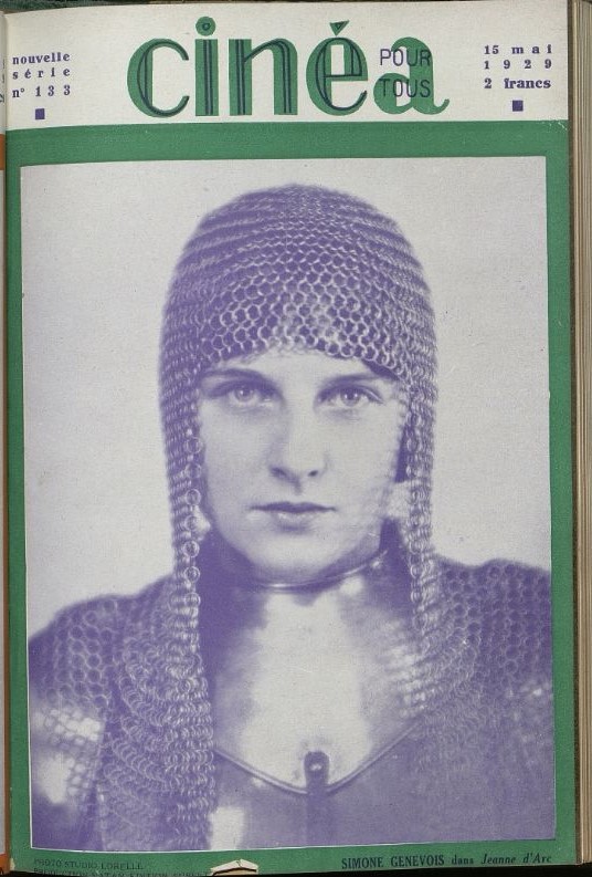 CINEA-CINE POUR TOUS magazine side cover Issue 133 15 May 1929