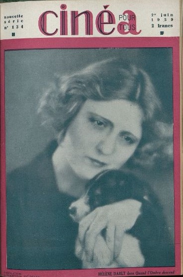 CINEA-CINE POUR TOUS magazine side cover Issue 134 1 June 1929