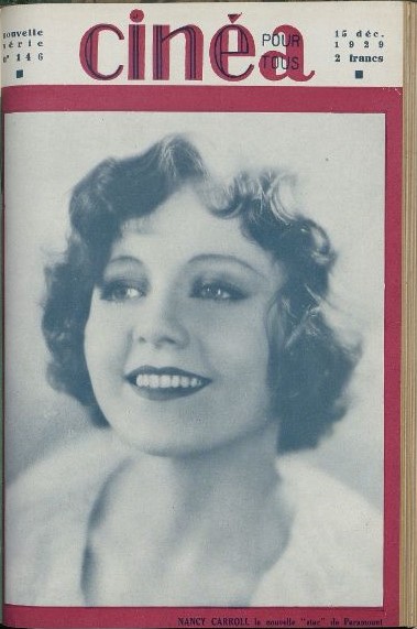 CINEA-CINE POUR TOUS magazine side cover Issue 146 15 December 1929