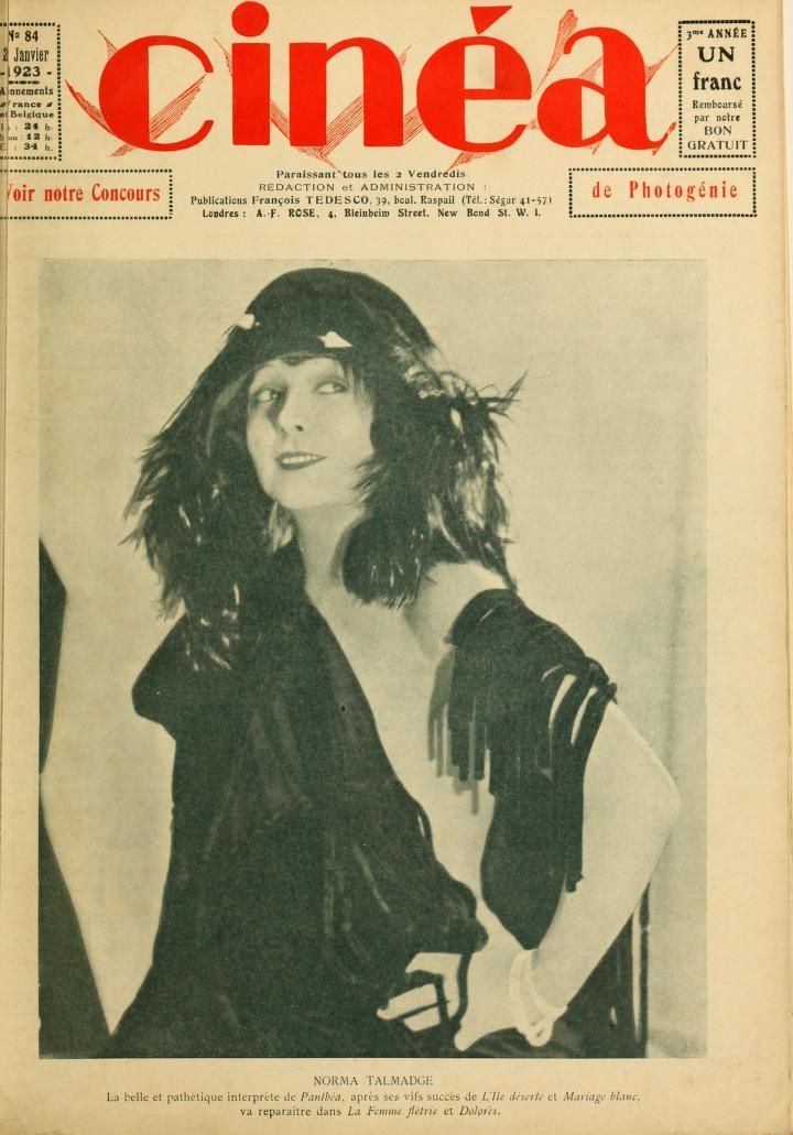 CINEA magazine side cover Issue 84 28 January 1923