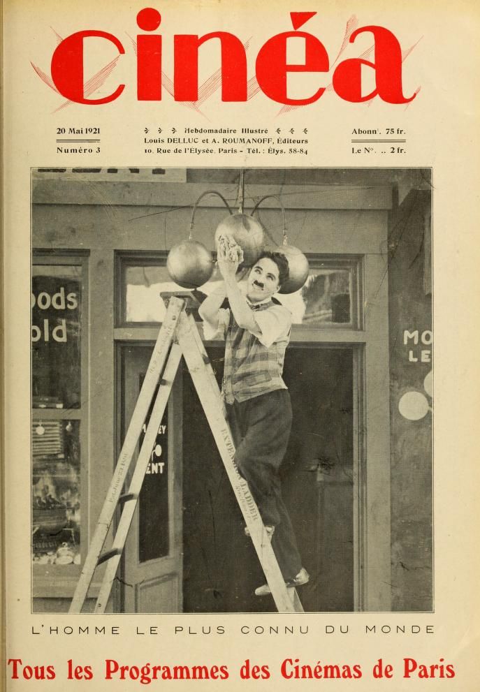 CINEA magazine side cover Issue 3 20 May 1921